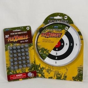 Stryke Zone FLEXTARGET and .50CAL GEL FLEXBALLS Paintball Refill Pack NEW